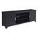 Front. Walker Edison - Traditional Sliding Door TV Stand Cabinet for Most TVs Up to 78" - Black.