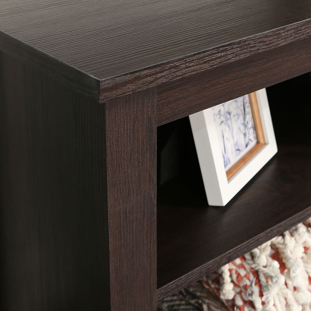 Alt View 15. Walker Edison - Modern 58" Wood Open Storage TV Stand for Most TVs up to 65" - Espresso.
