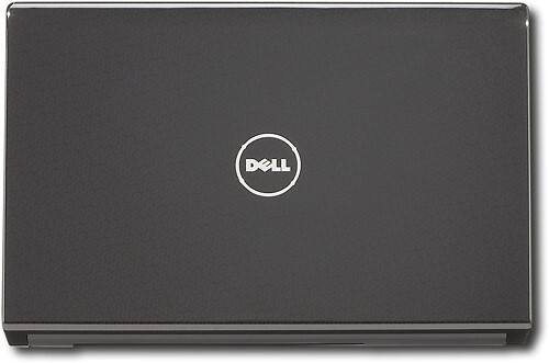 Front Standard. Dell - Studio Laptop with Intel® Core™2 Duo Processor - Black.