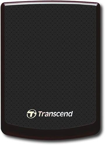 Angle Standard. Transcend - StoreJet 320GB External USB 2.0 Hard Drive.