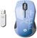 Front Standard. HP - Wireless Optical Mouse - Blue.