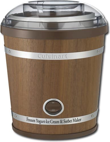 Front Standard. Cuisinart - Frozen Yogurt, Ice Cream and Sorbet Maker.