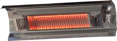 Fire Sense - Patio Heater - Silver - Front_Zoom