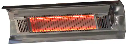 Front. Fire Sense - Patio Heater - Silver.