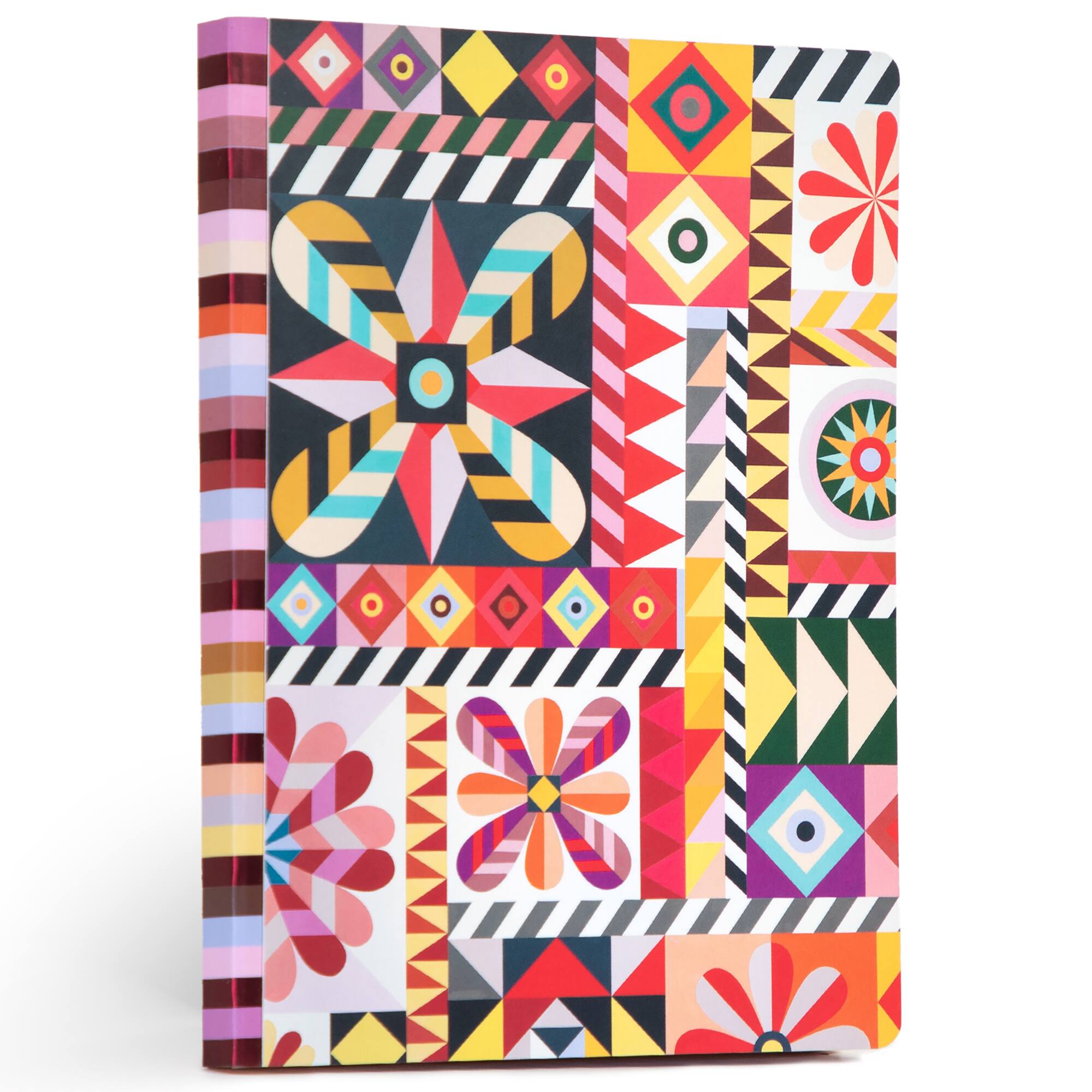 Front. eeboo - Piece&Love: Journal - Sunshine Pinwheels.