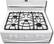 Alt View Standard 2. Frigidaire - Gallery Self-Cleaning Freestanding Gas Range - White.