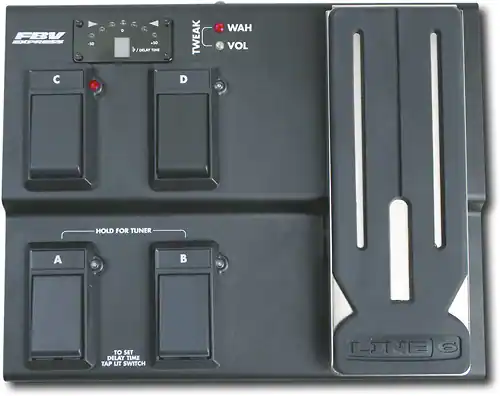 Front. Line 6 - FBV Express MkII Foot Controller - Black.