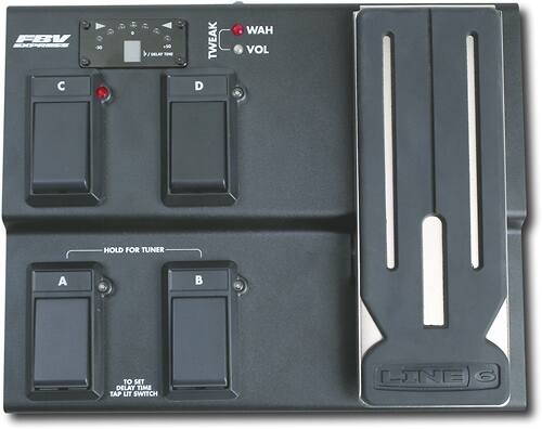 Front. Line 6 - FBV Express MkII Foot Controller - Black.