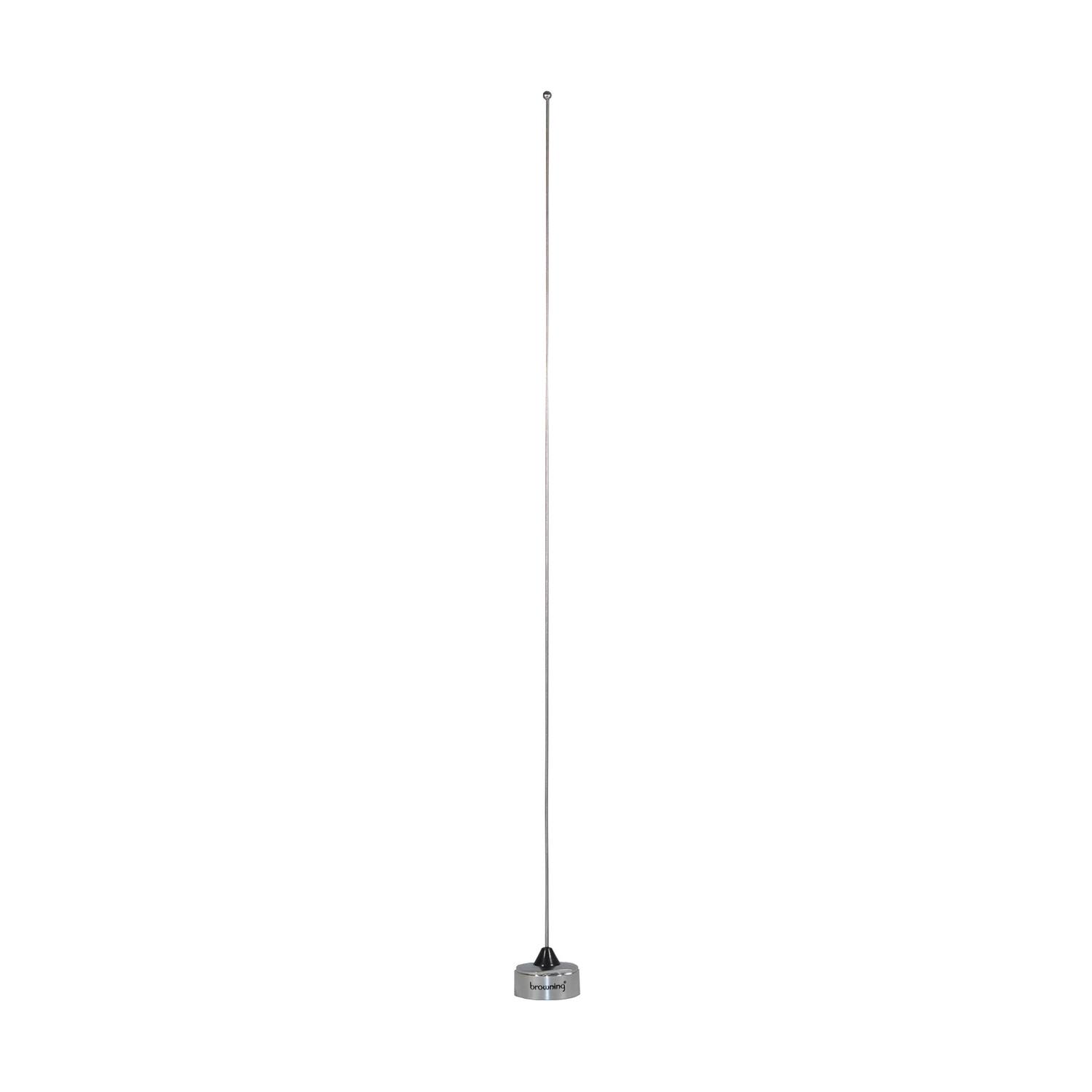 Alt View 6. Browning - 200-Watt Pretuned 152-162 MHz Tunable Nut-Type UHF Antenna with NMO Mounting BR-PT152 - Stainless Steel.