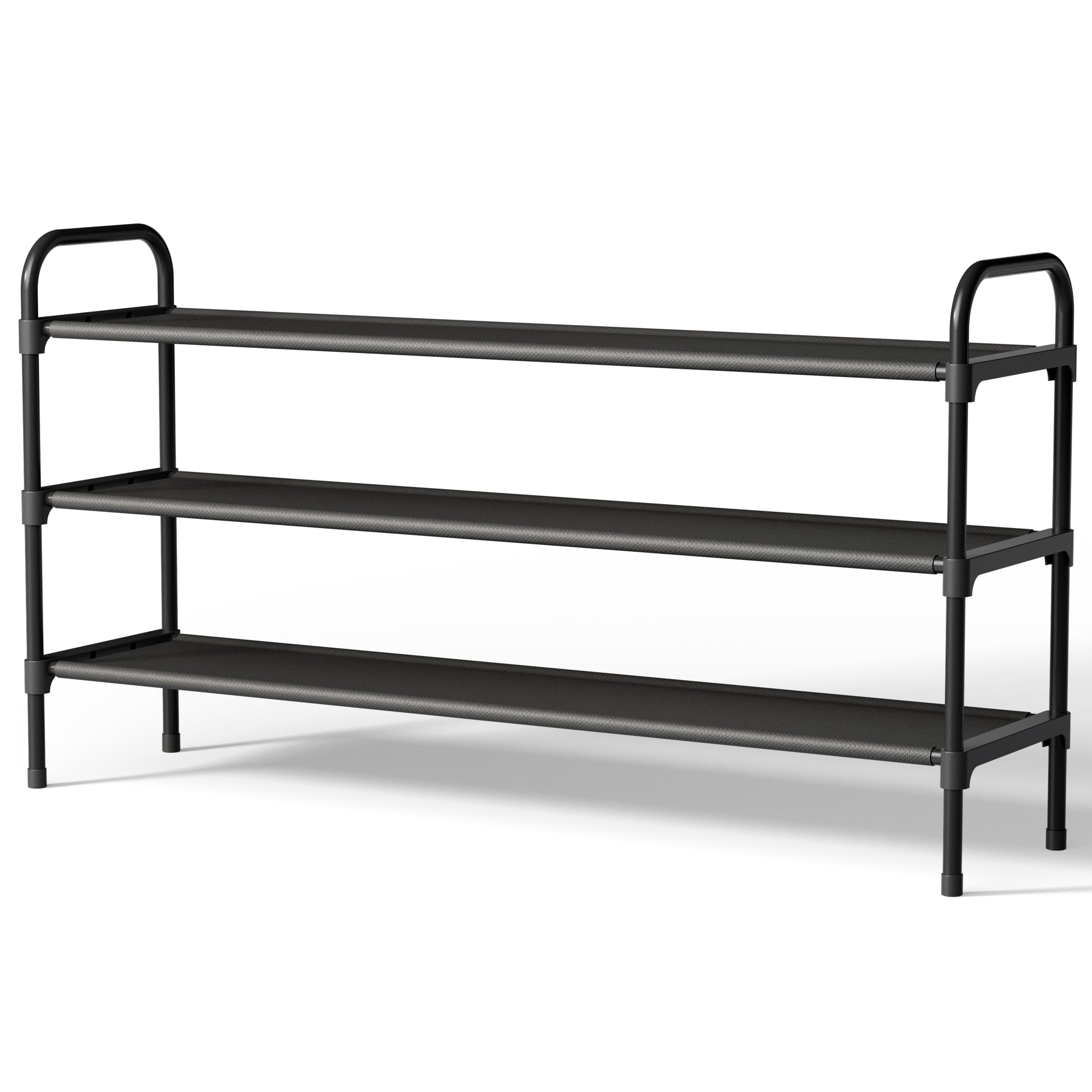 Refined Abode Design Extra long Shoe Rack For Closet Organizer Front ...