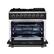 Alt View 7. Forno Appliances - Massimo 5.36 Cu. Ft. Freestanding Dual Fuel True Convection Range with Air Fryer Basket - Black.