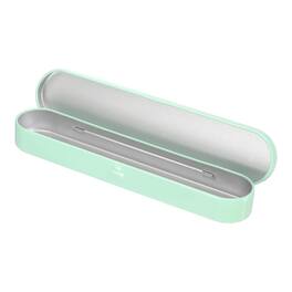 Unique Bargains - Metal Tin Box with Lid Hinged Rectangular Empty Container for Pins Crafts Pencils - Green