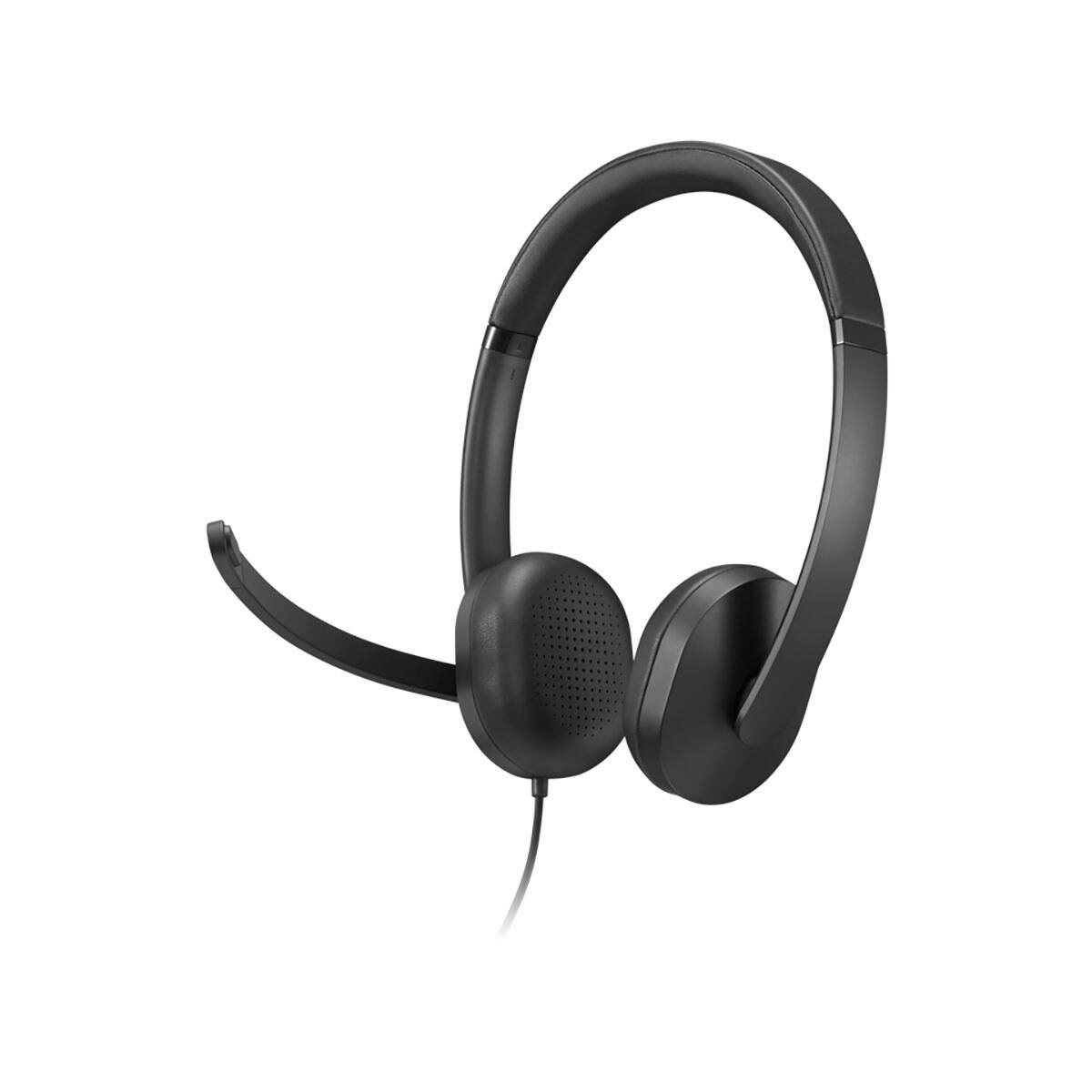 Alt View 8. Lenovo - Lenovo 5000 USB-C Wired Closed-Back On-Ear Stereo VoIP Headset, Microsoft Teams Certified - Black.