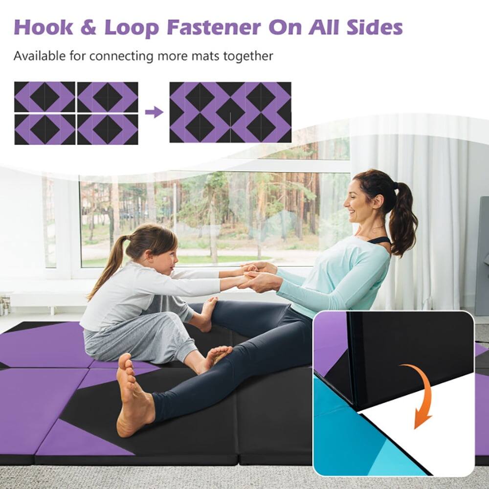 Hook & Loop Fastener On All Sides  
Available for connecting more mats together