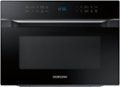 Front Zoom. Samsung - 1.2 cu. ft. Countertop Convection Microwave with PowerGrill - Black.