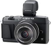 Front Zoom. Olympus - PEN E-P5 Mirrorless Camera with 17mm Lens - Black.