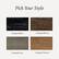 Pick Your Style
- Antiqued Black
- Antiqued Brown
- Antiqued Grey
- Antiqued Natural