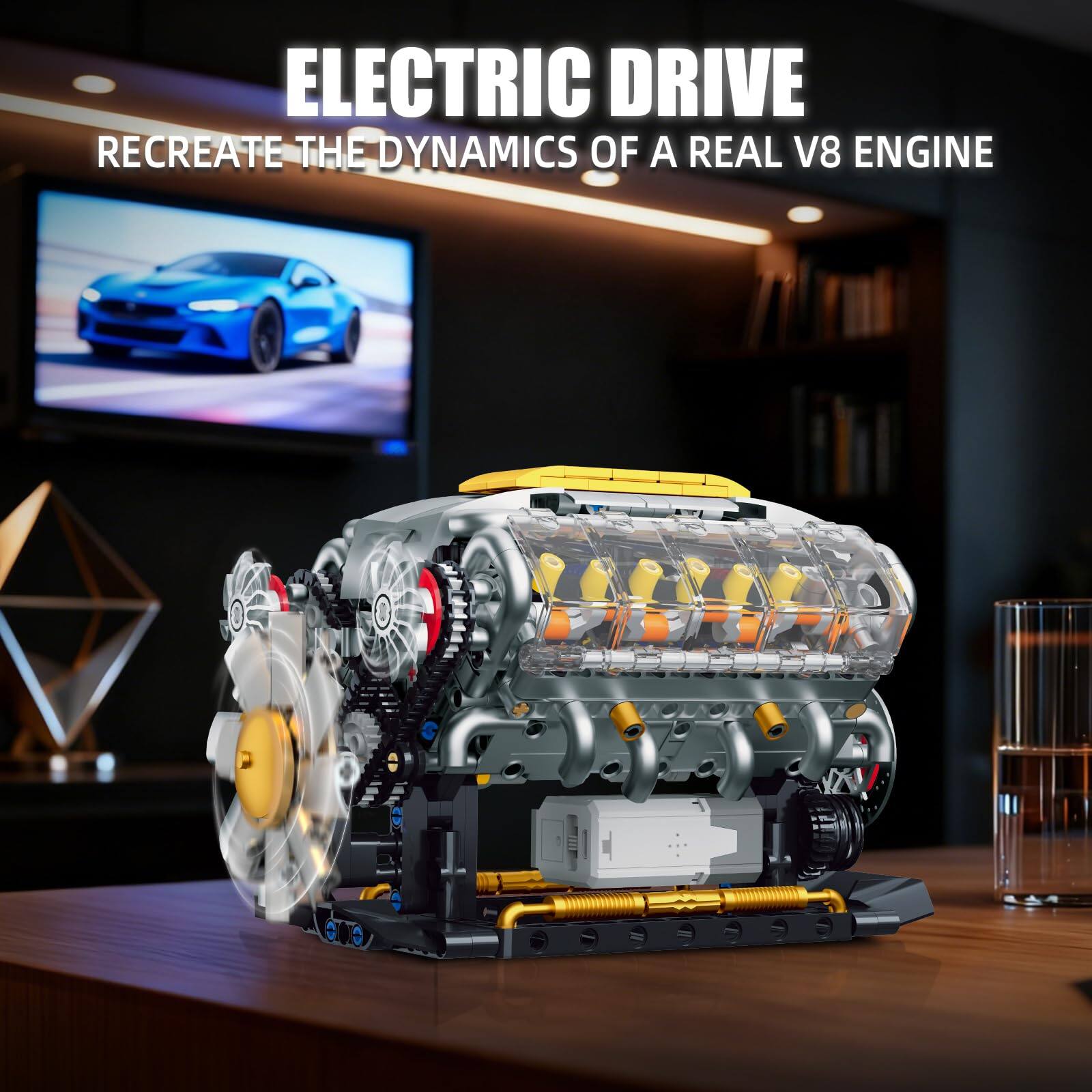 ELECTRIC DRIVE  
RECREATE THE DYNAMICS OF A REAL V8 ENGINE