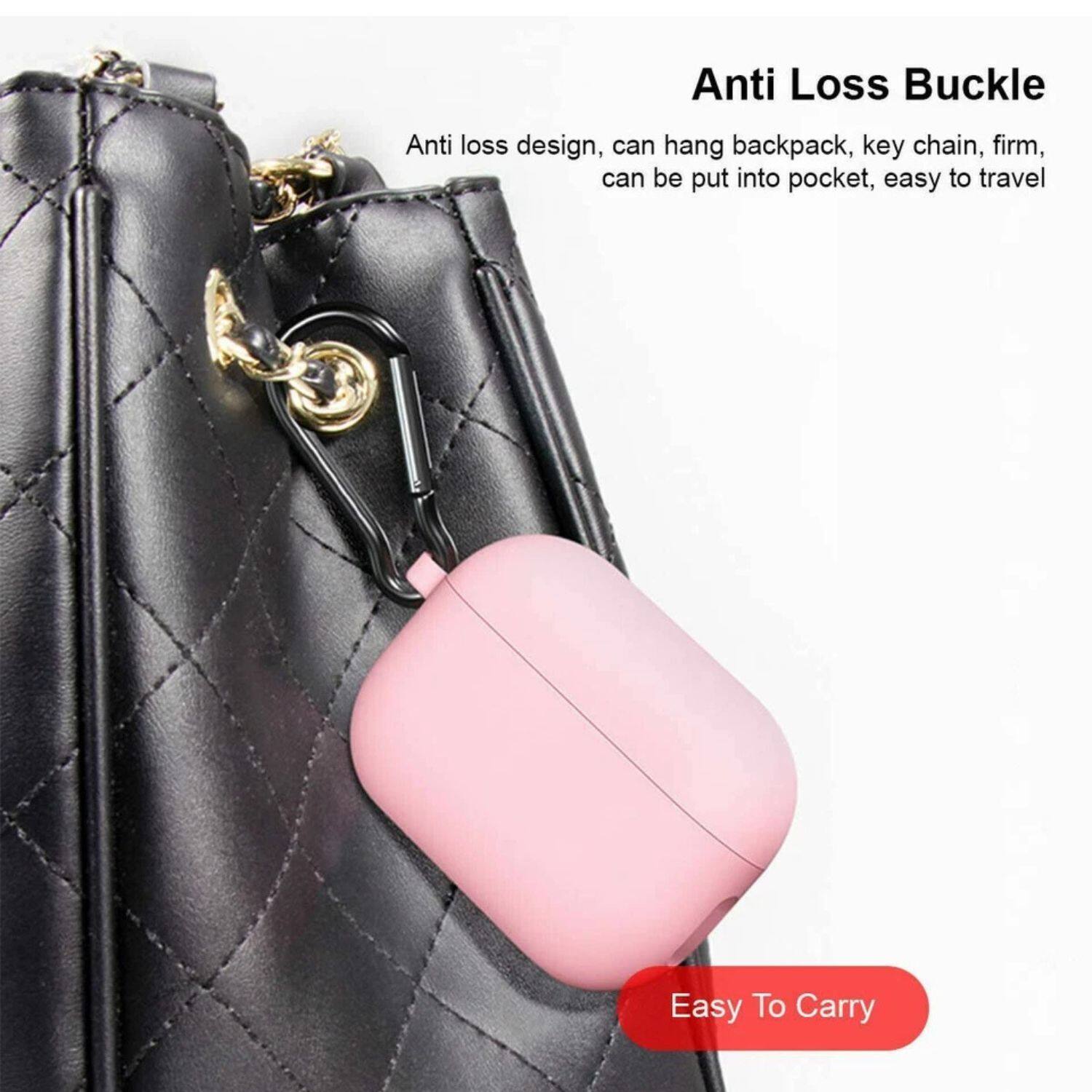 Anti Loss Buckle

Anti loss design, can hang backpack, key chain, firm, can be put into pocket, easy to travel

Easy To Carry