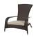 Front. Patio Sense - Coconino Wicker Chair - Mocha/Beige.