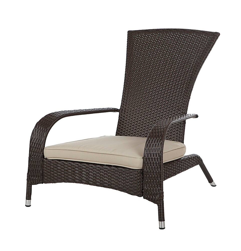 Alt View 12. Patio Sense - Coconino Wicker Chair - Mocha/Beige.