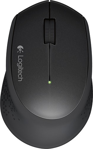  Logitech - M320 Wireless Scroll Mouse - Black