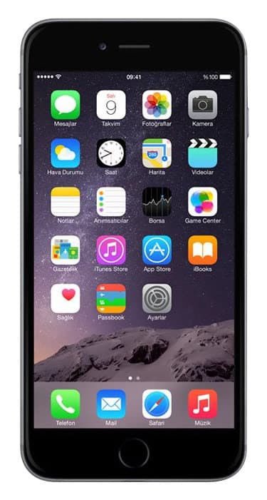 Front. Apple - iPhone® 6 Plus 128GB (Unlocked).