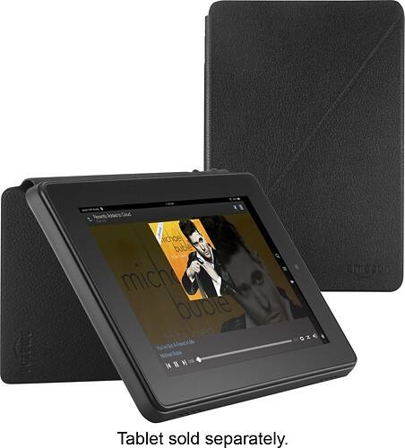 Front Standard. Amazon - Standing Case for Fire HD 7 - Black.