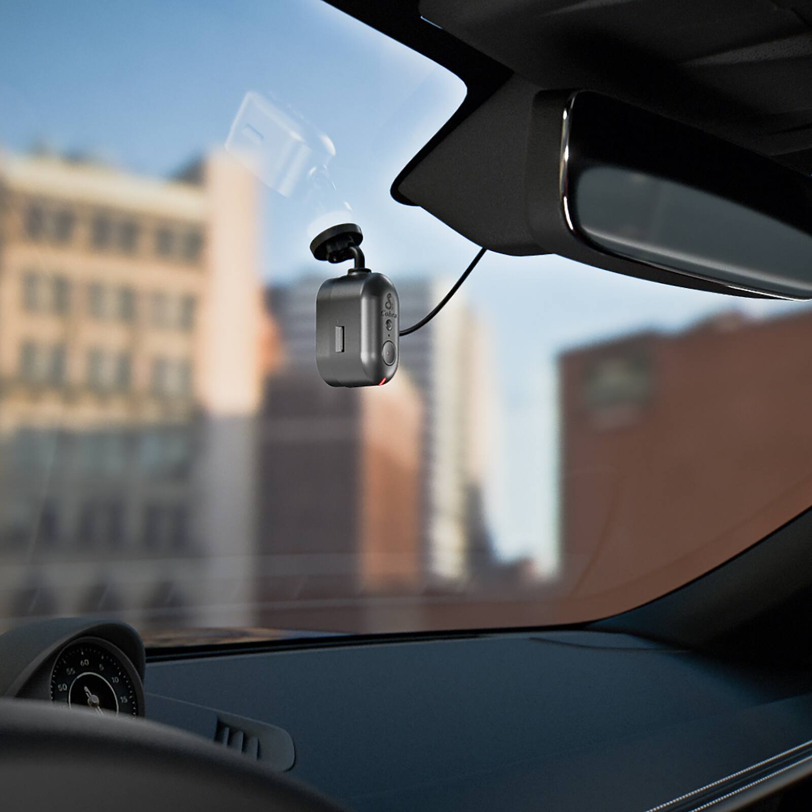 Alt View 13. Cobra - SC 120 QHD Universal Dash Cam, works with Apple CarPlay/Android Auto - Black.