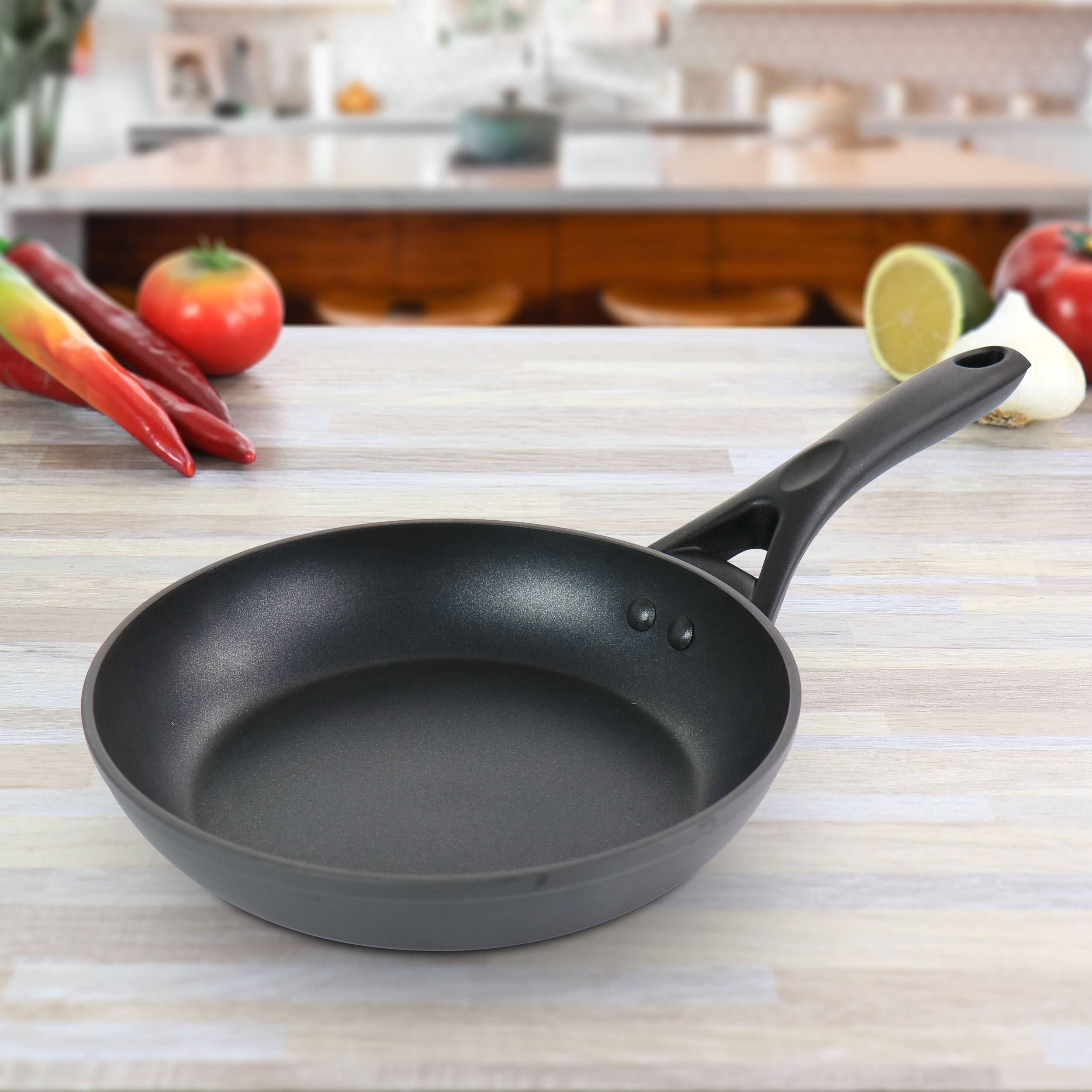 Alt View 4. Oster - Oster 8 Inch Aluminum Frying Pan - Black.