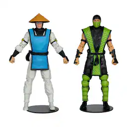 McFarlane Toys Mortal Kombat Klassic Reptile & Raiden 7-In Action Figures Bundle