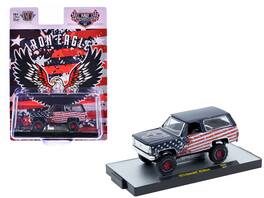 M2 - 1974 Chevrolet K5 Blazer "Iron Eagle" Graphics Limited Edition 5500pcs 1/64 - Dark Blue with American Flag