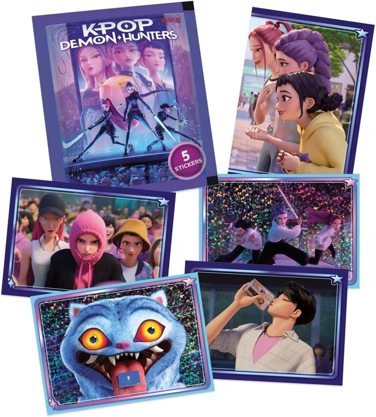 NETFLIX KPOP HUNTERS DEMON  
5 STICKERS