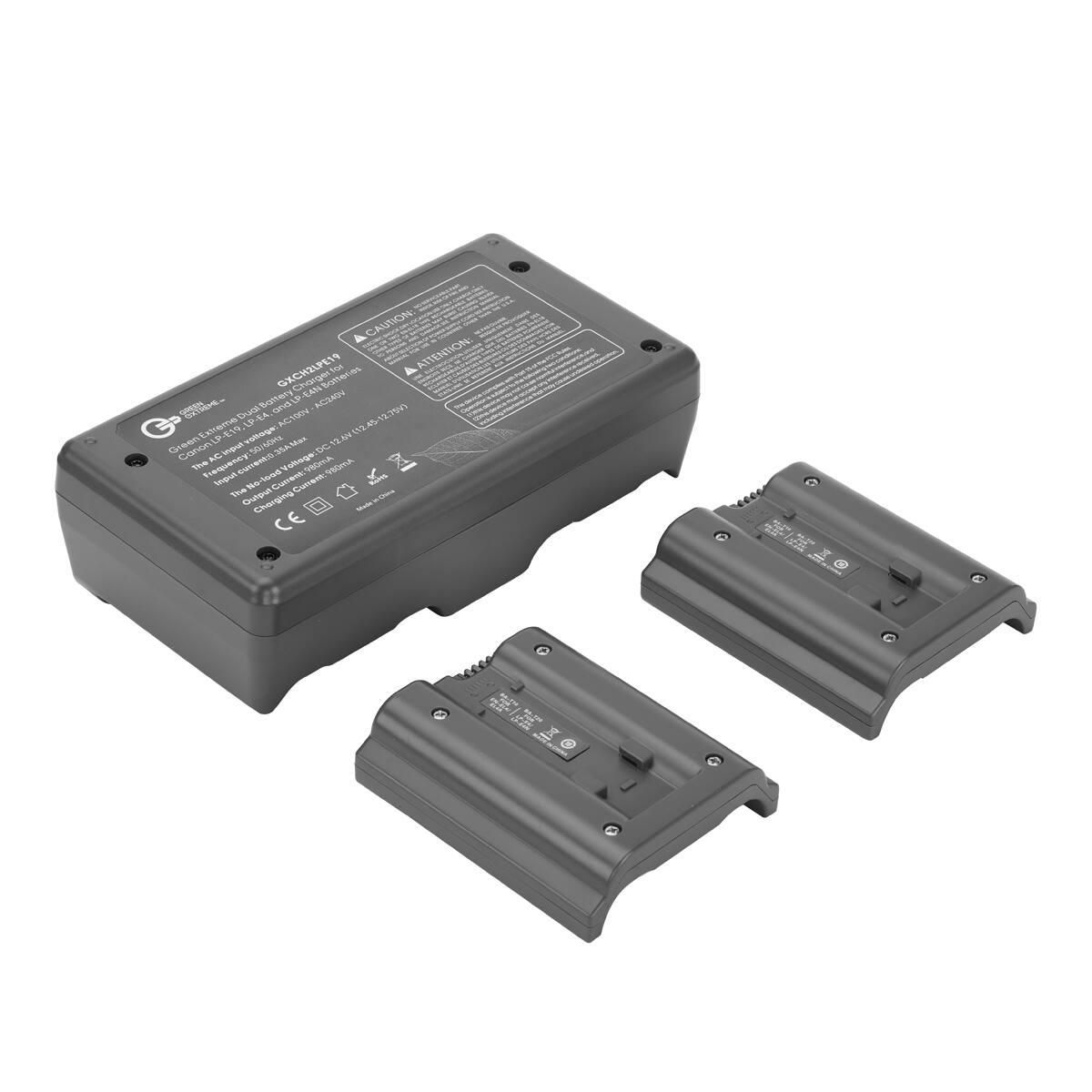 WT CAUTION: GXCH2LPE19 Batteries for A ATTENTION: Charger E4N Battery LP. AC240V GREEN Duol EA. and AC100V 12.75V) Extreme LP 45 Green inpur 50/60Hz 50/ Max DC 12.6V Canon The Frequency: AC Voltage: 980mA 980mA Input No-load Current: Current: The Output Charging CE NOW

"1 in SALTINE X