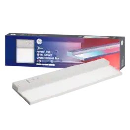 GE - Cync Reveal Smart LED Undercabinet Light Bar 18in - Color Changing - White