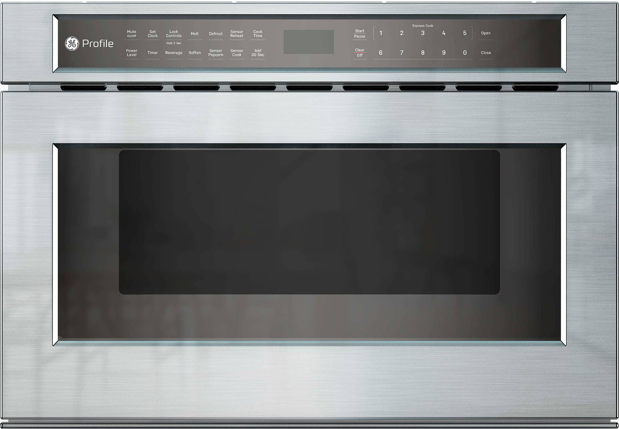 GE Profile - 1.2 Cu. Ft. Built-In Microwave Drawer Oven with Sensor Cooking and Flush Installation Capability - Stainless Steel - Front_Zoom
