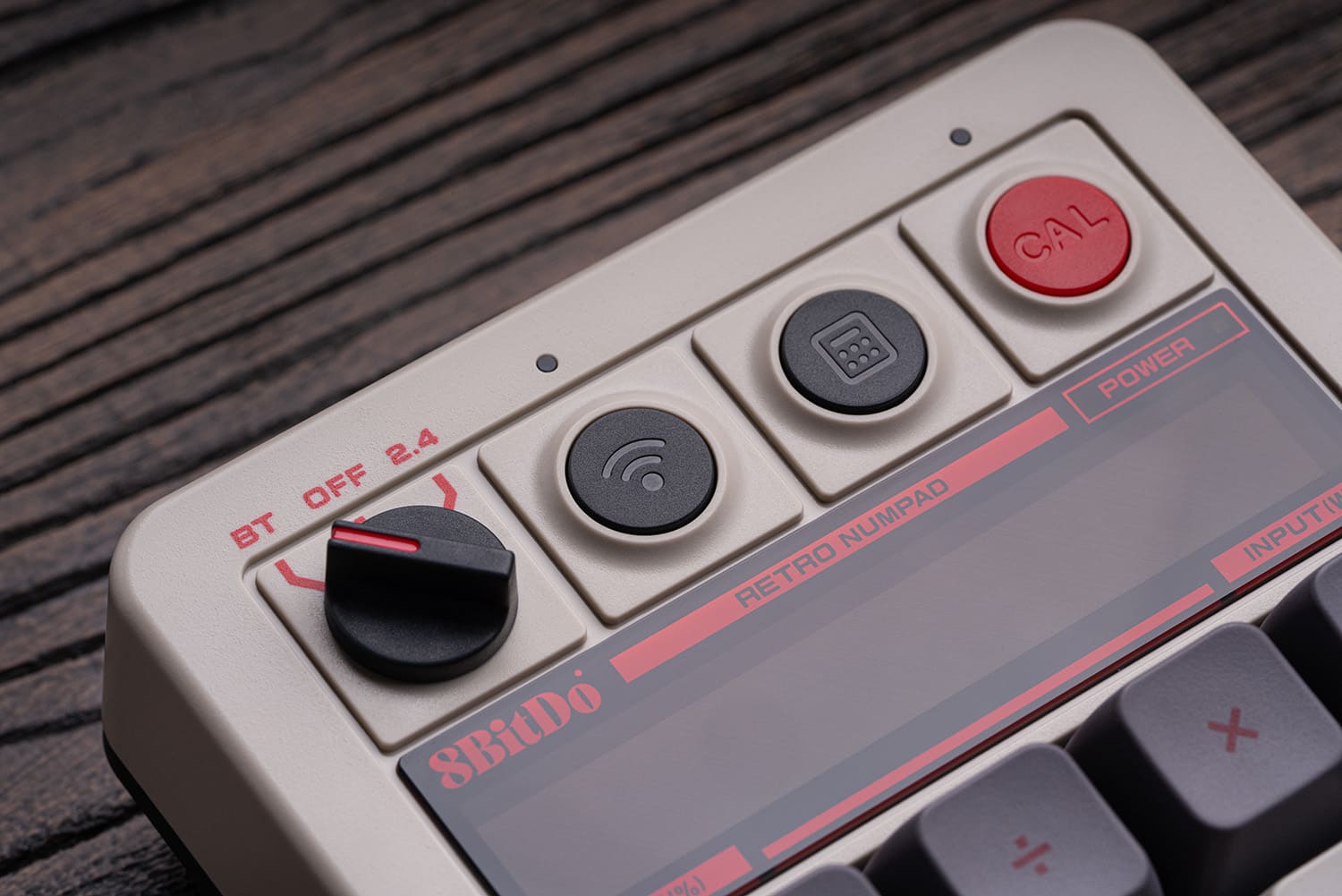CAL POWER 2.4 OFF NUMPAD BT INPUT(RETRO SBitDo X o)