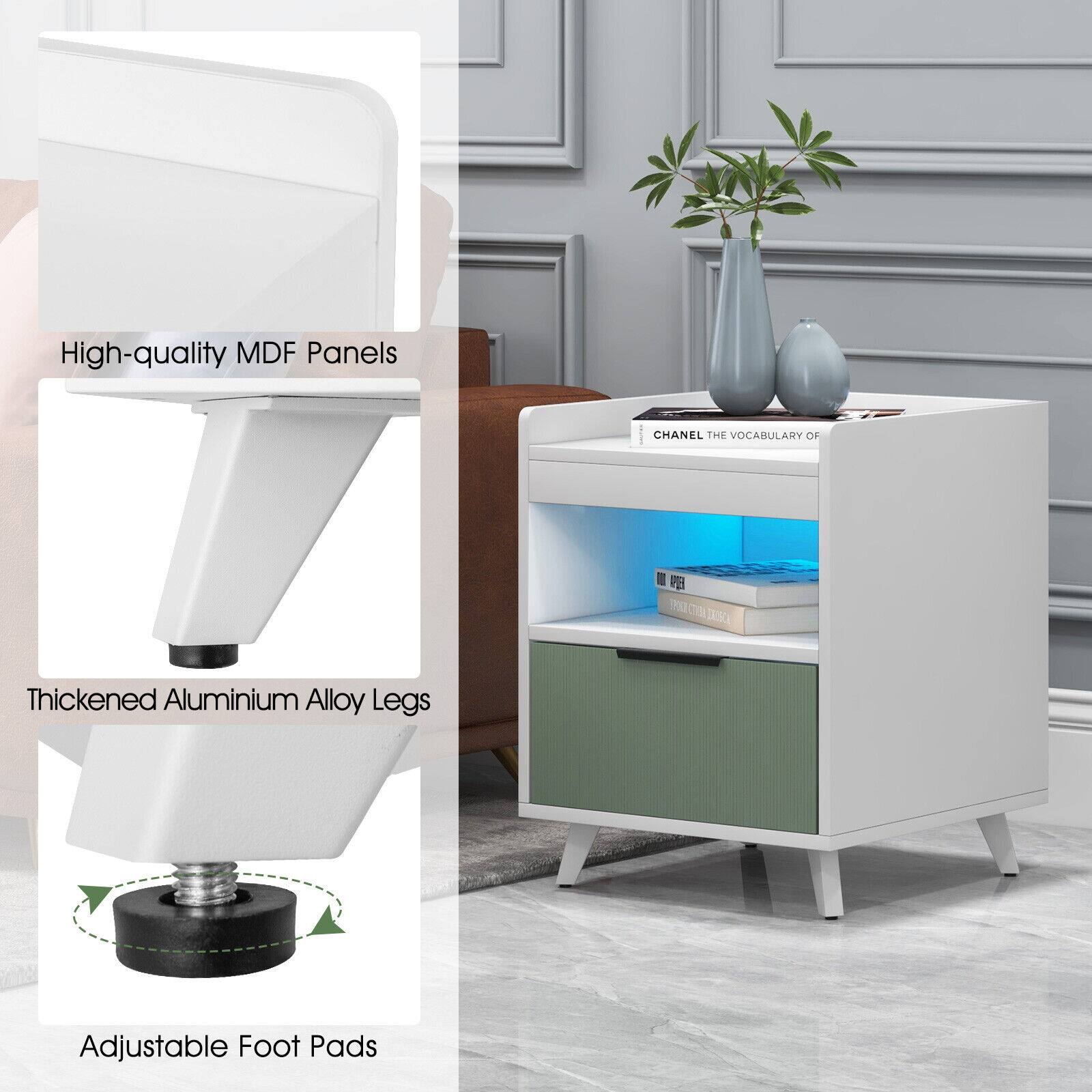 High-quality MDF Panels, Thickened Aluminium Alloy Legs, Adjustable Foot Pads