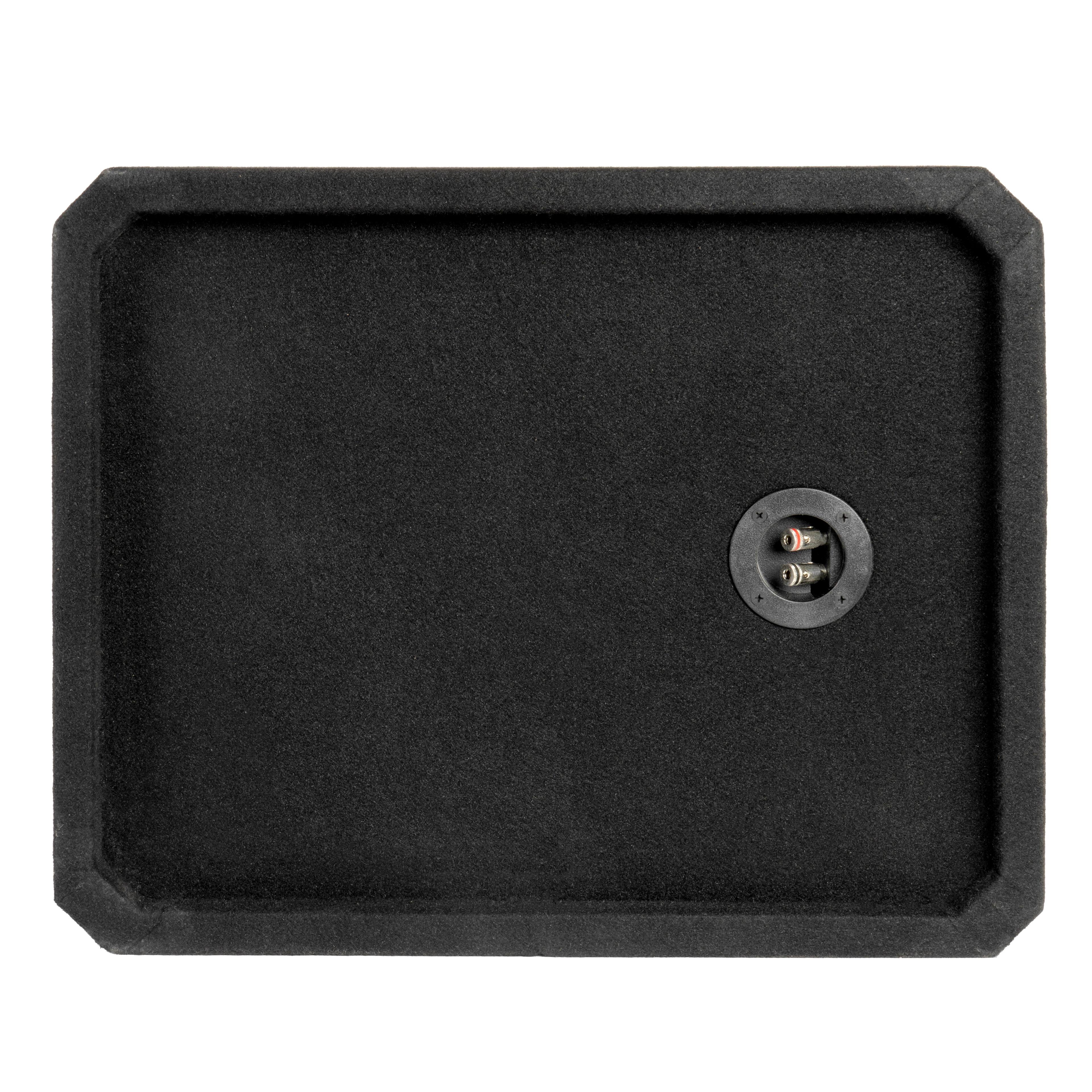 Alt View 3. NVX - NE121P Single 12" Slot Ported 3/4" MDF Subwoofer Enclosure.