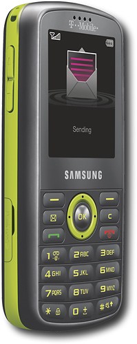  T-Mobile - Samsung Gravity Mobile Phone - Gray/Green