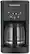 Front Standard. Cuisinart - Brew Central 12-Cup Coffeemaker - Matte Black Metal.