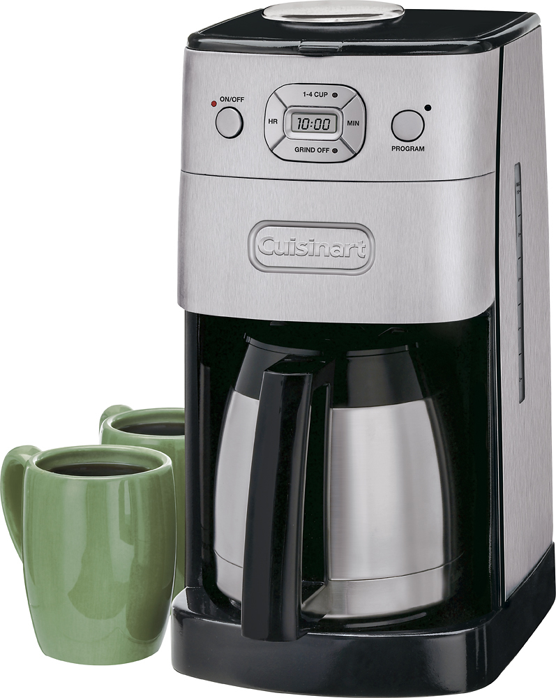 Cuisinart Grind & Brew Single-Cup Coffeemaker Silver DGB-1 - Best Buy