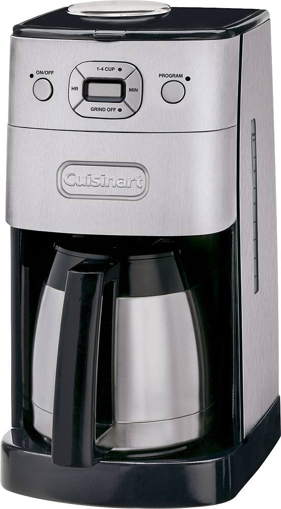 Left. Cuisinart - Grind & Brew 10-Cup Automatic Coffee Maker - Multi.