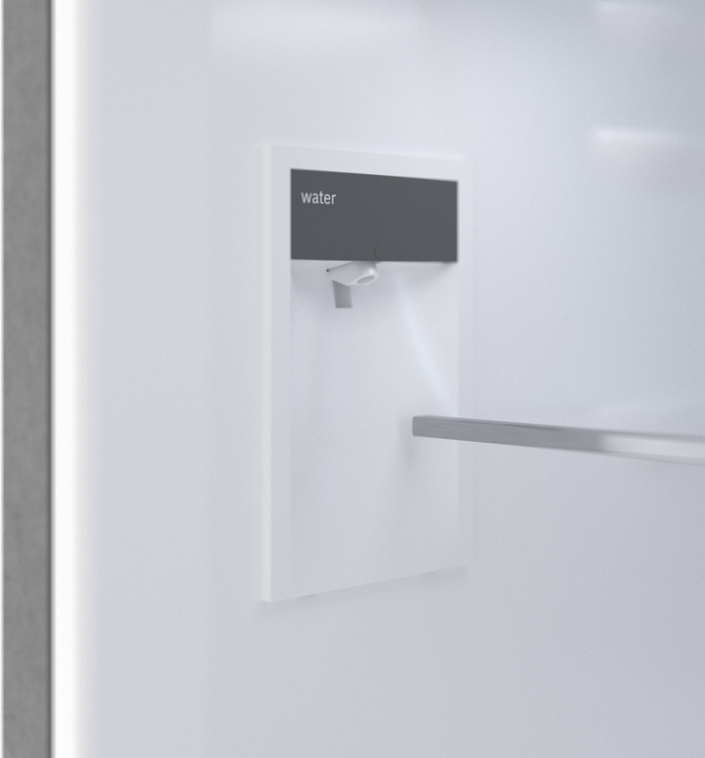 Alt View 13. Bosch - 800 Series 12.8 Cu. Ft Bottom-Freezer Counter-Depth Smart Refrigerator with Internal Ice and Water Dispenser - White.