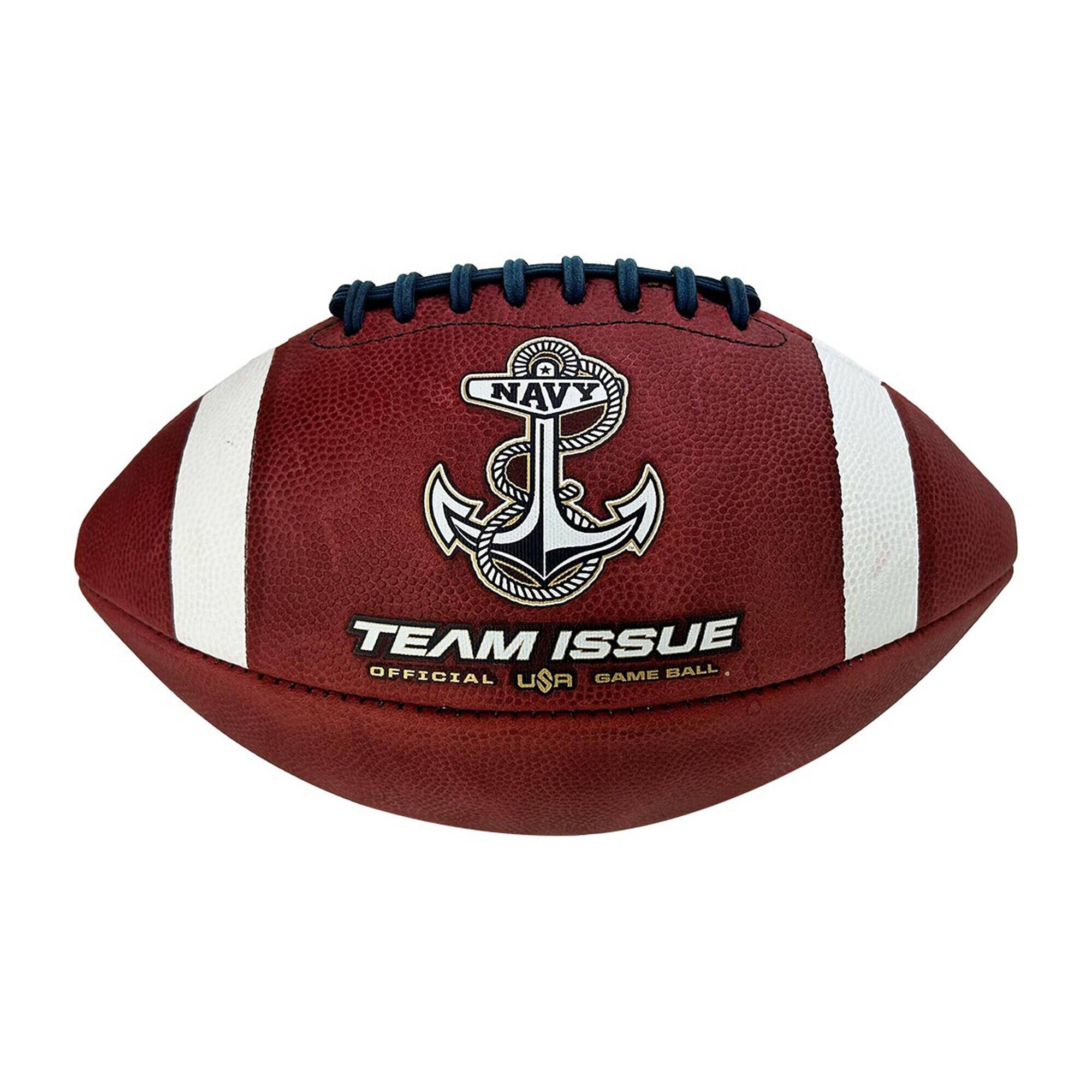 NAVY  
TEAM ISSUE  
OFFICIAL GAME BALL USA