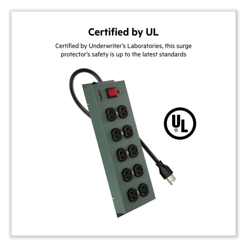 Certified by UL

Certified by Underwriter's Laboratories, this surge protector's safety is up to the latest standards