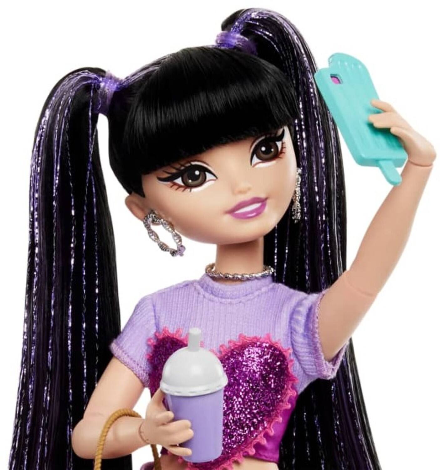 Alt View 2. Mattel - Barbie Dream Besties™ Renee™ Doll and Accessories   - Collectibles - Multicolor.