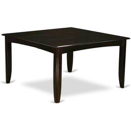 FurniFact - Elegant Expandable Dining Table – Solid Wood Round Dining Table for 6 - Cappuccino