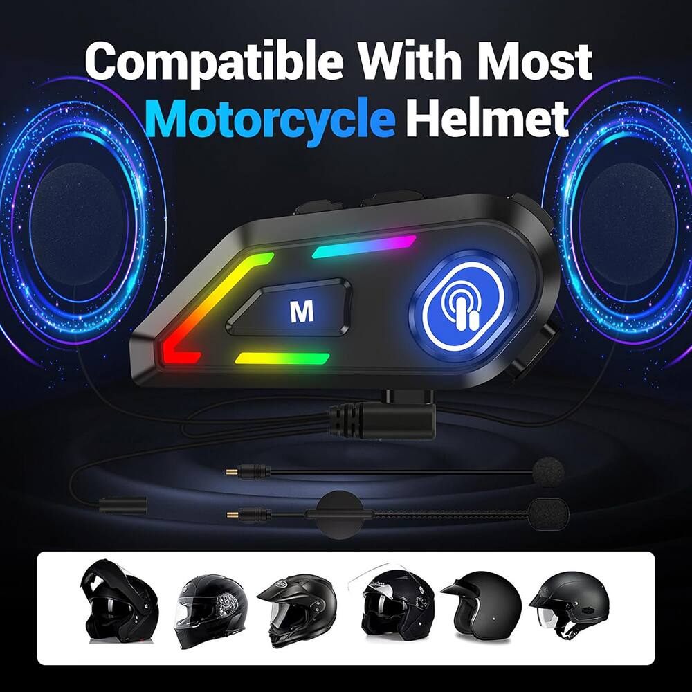 Compatible With Most Motorcycle Helmet
