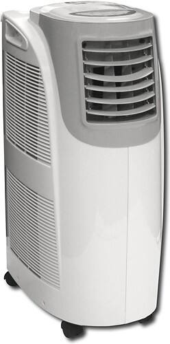 Angle Standard. Royal Sovereign - 12,000 BTU Portable Air Conditioner - White/Gray.